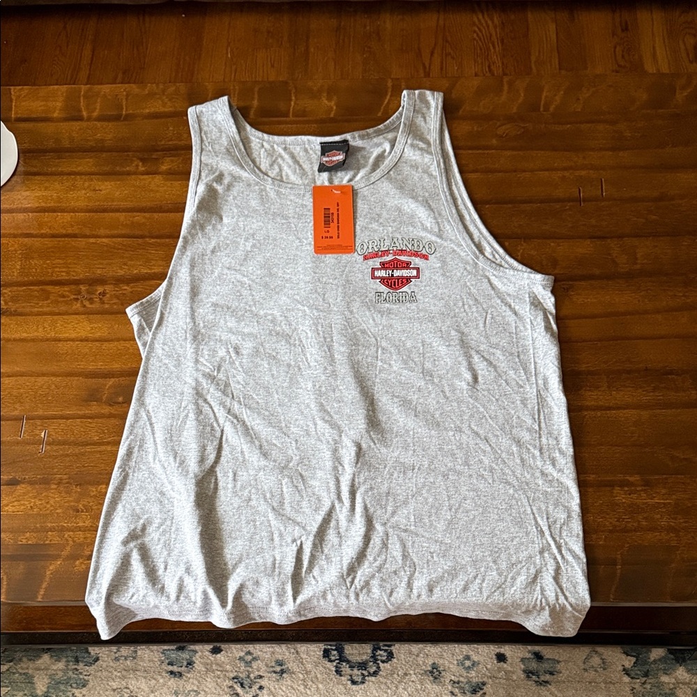 Harley-Davidson Orlando Florida Large Men's Tank Top